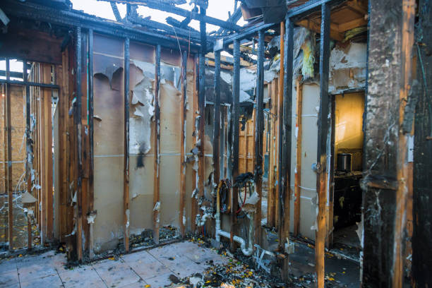 Professional Emergency Fire Cleanup technician working in Cotati, CA